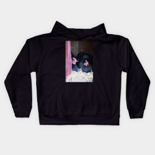 Two Black Chooks Kids Hoodie